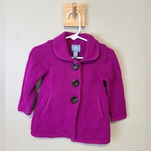 GAP Kids Magenta Sweater with Buttons